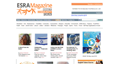 Desktop Screenshot of esra-magazine.com