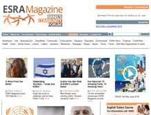 Tablet Screenshot of esra-magazine.com
